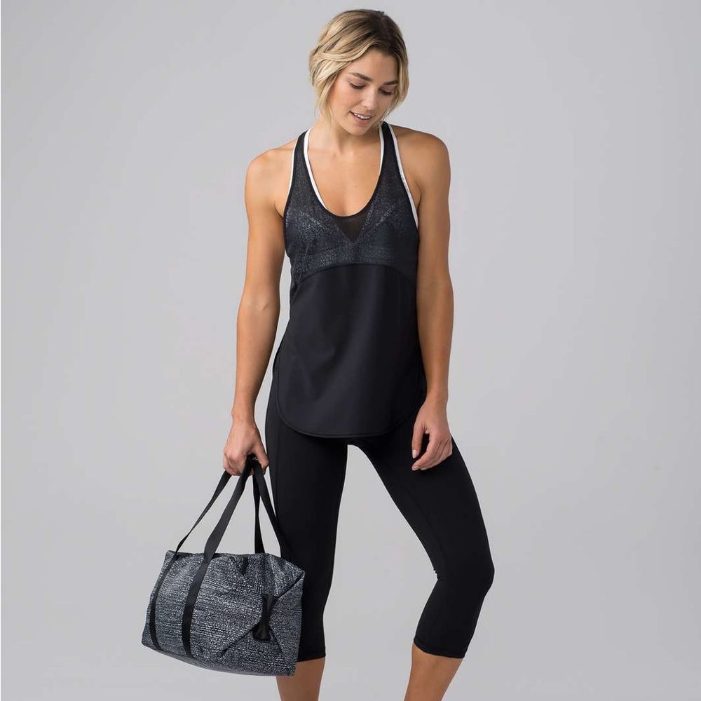 NWOT 🍋Lululemon Train and Twist open sided tank, black
